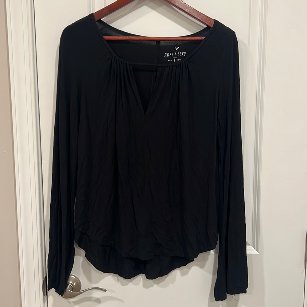 American eagle soft & sexy long sleeve top